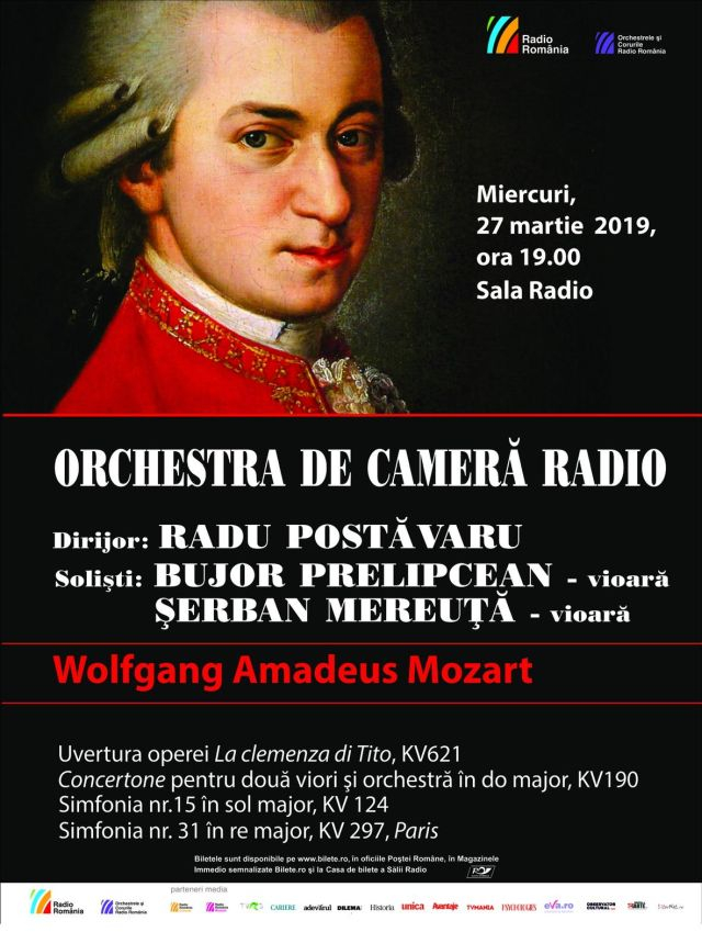 Lion stand out side Radio Romania International - 100% Mozart – concert dedicat lui Amadeus la  Sala Radio