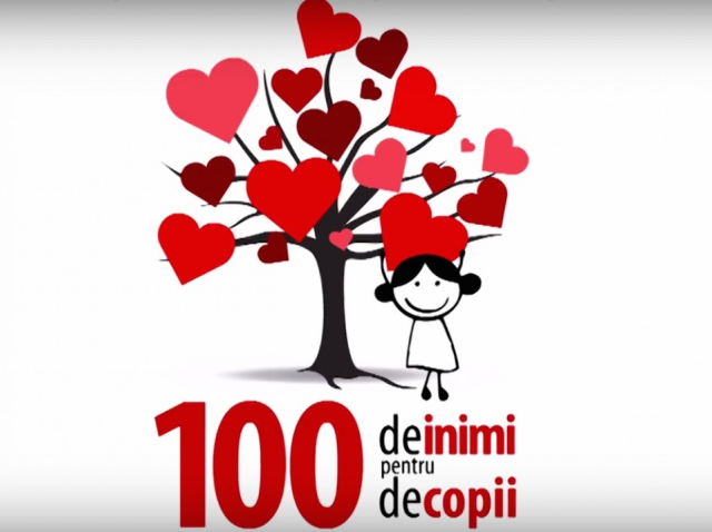 100 сердець для 100 дітей