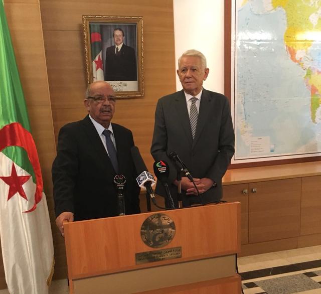زيارة وزير الخارجية تيودو ميليشكانو إلى الجزائر