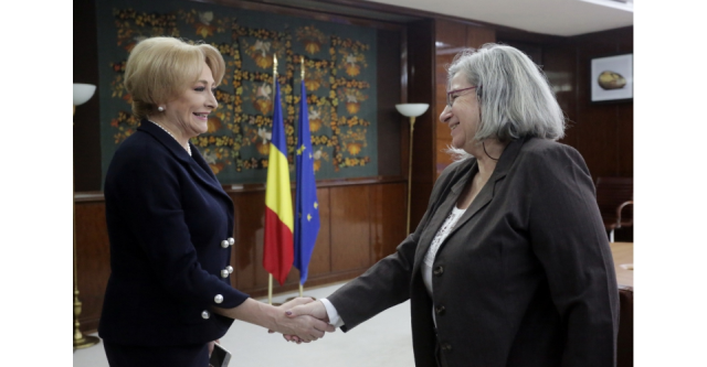פגישת ראשת ממשלת רומניה עם שגרירת ישראל