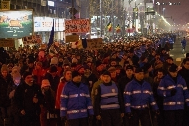 Широкомасштабные демонстрации в Румынии
