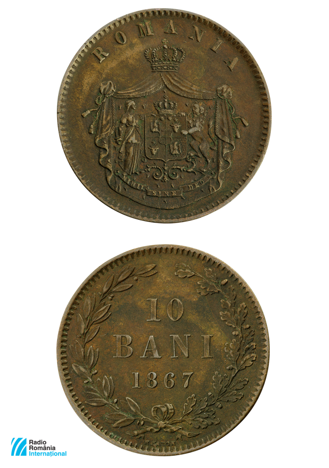 qsl aprile - moneta da 10 centesimi, coniata nel 1867