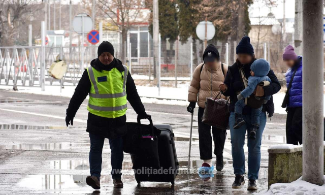 Румыны в поддержку украинских беженцев