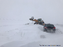 romania in the grip of winter