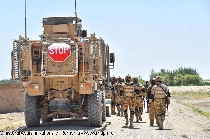ceremonie militară cu ocazia încheierii misiunii din afganistan
