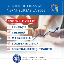 drp lansează sesiunea de finanțare nerambursabilă pentru anul 2023