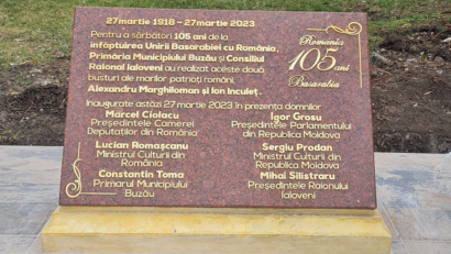 105 años de la Unión de Besarabia con Rumanía