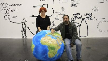 Award-winning fine artists Lia and Dan Perjovschi