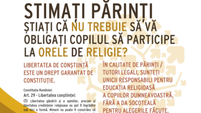 Controverse legate de ora de religie în şcoala românească