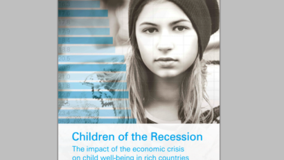 Raport UNICEF despre starea copiilor în timpul crizei economice