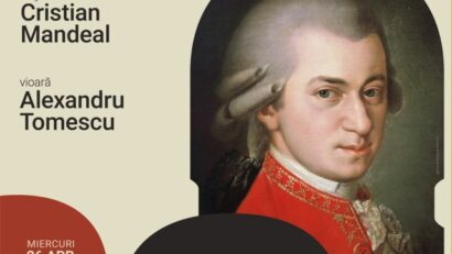 100% Mozart la Sala Radio, cu Alexandru Tomescu și Cristian Mandeal