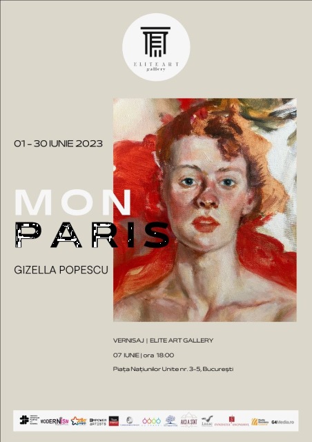 Gizella Popescu – „Mon Paris” la Elite Art Gallery