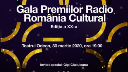 UPDATE: Gala Premiilor Radio România Cultural, de la Teatrul Odeon, a fost anulată
