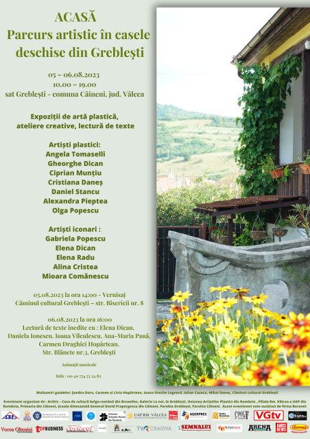 ACASĂ – Parcurs artistic în casele deschise din Greblești