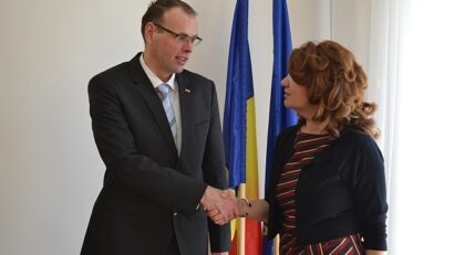 Andreea Păstîrnac, întâlniri cu ambasadorii Croației și Sloveniei