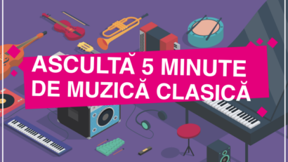 “Ascultă 5 minute de muzică clasică” , între 1-31 octombrie, în spații neconvenționale