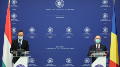 Conferință de presă comună Bogdan Aurescu – Peter Szijjarto