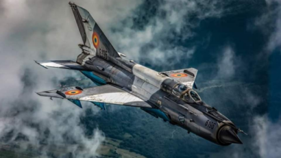 Dernier vol pour les avions MiG 21 LanceR des Forces aériennes roumaines