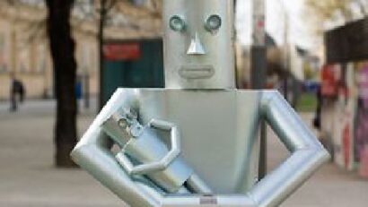 Daniel Knorr and the Robot Beggars