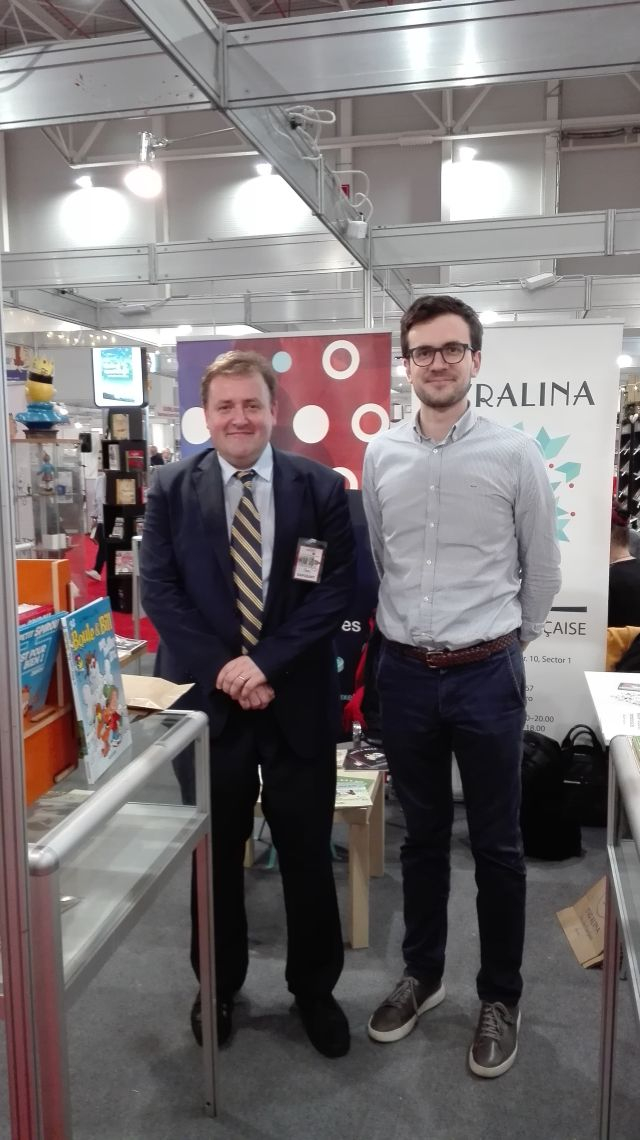 Stand francophone à la Foire du livre Gaudeamus