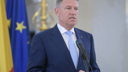 Presidente Klaus Iohannis, onorificenza al capo della Protezione Civile, Angelo Borrelli