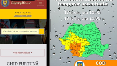 Sezon de ploi în România