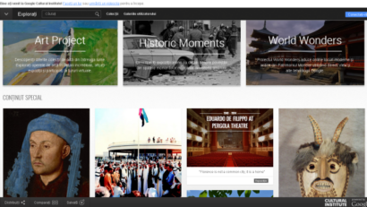 Google Cultural Institute: Kulturelle Einrichtungen und Artefakte online
