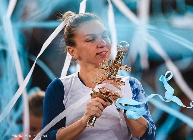 VIDEO Simona Halep, campioană la Madrid pentru al doilea an consecutiv