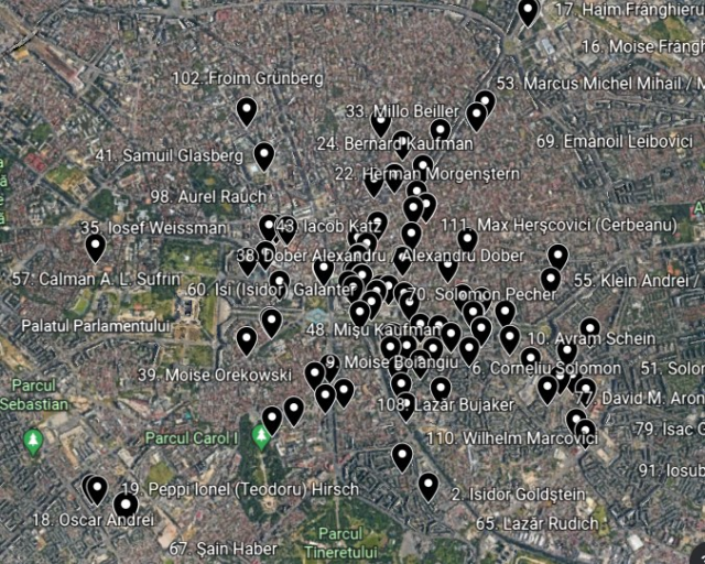 Harta digitală a Pogromului de la Bucureşti