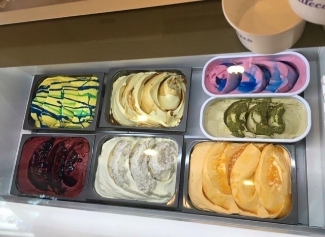 Glace parfum amour