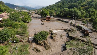 Ajutoare pentru sinistraţii din Apuseni