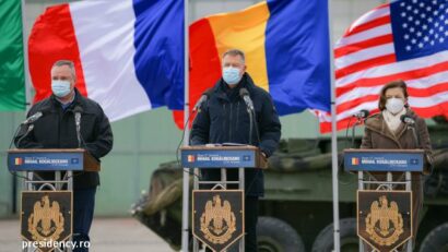 Președintele Iohannis, în vizită la baza militară Mihail Kogălniceanu