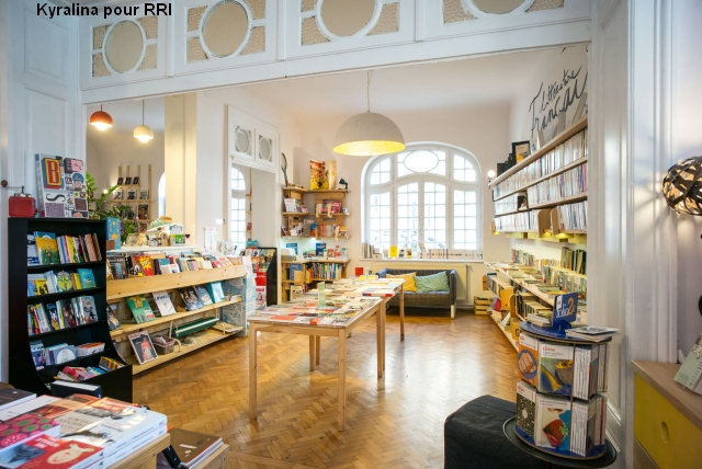 Visite à la librairie française Kyralina de Bucarest