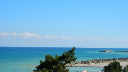 2014年6月29日：罗马尼亚的黑海海岸线