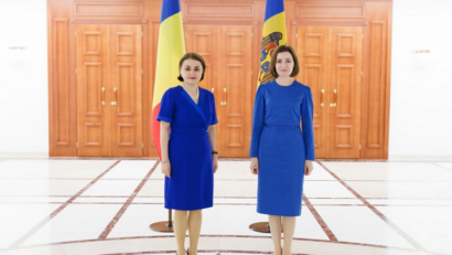 La ministra rumana de Exteriores, en Chisináu