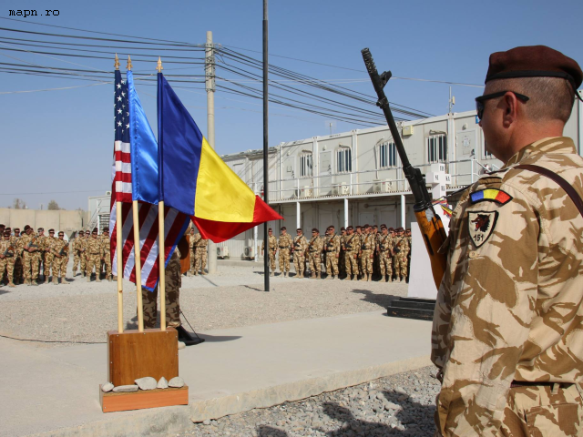 Batalionul 151 Infanterie Protecție a Forței „Lupii Negri” la final de misiune