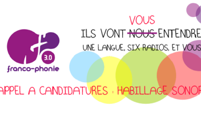 Appel à candidature – Habillage sonore de Francomania – Magazine Radiophonique