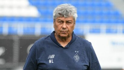 Romanian headcoach Mircea Lucescu obtains the first trophy with Dinamo Kiev