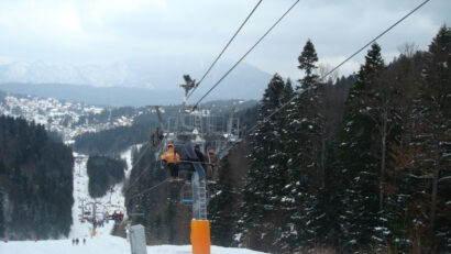 Sur les pistes de ski de Roumanie