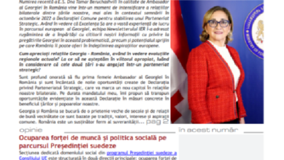 A fost publicată ediția de primăvară a Newsletterului IER