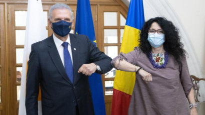 Întrevederea secretarului de stat Oana Ursache cu comisarul prezidențial Photis Photiou