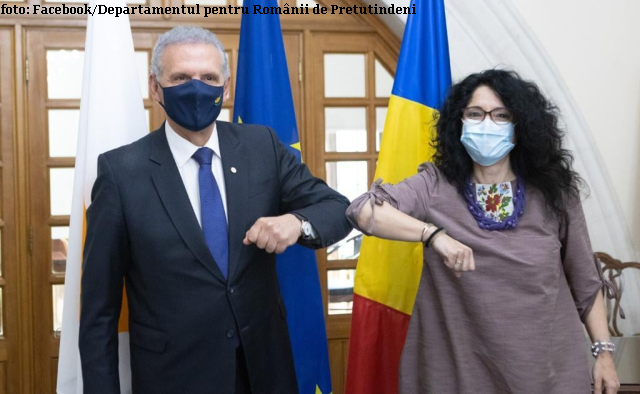 Întrevederea secretarului de stat Oana Ursache cu comisarul prezidențial Photis Photiou