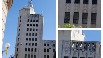 El edificio Unión y el Palacio de los Teléfonos