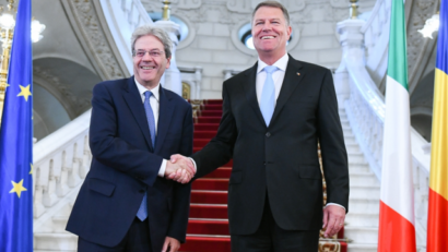 Premierul italian la Bucureşti