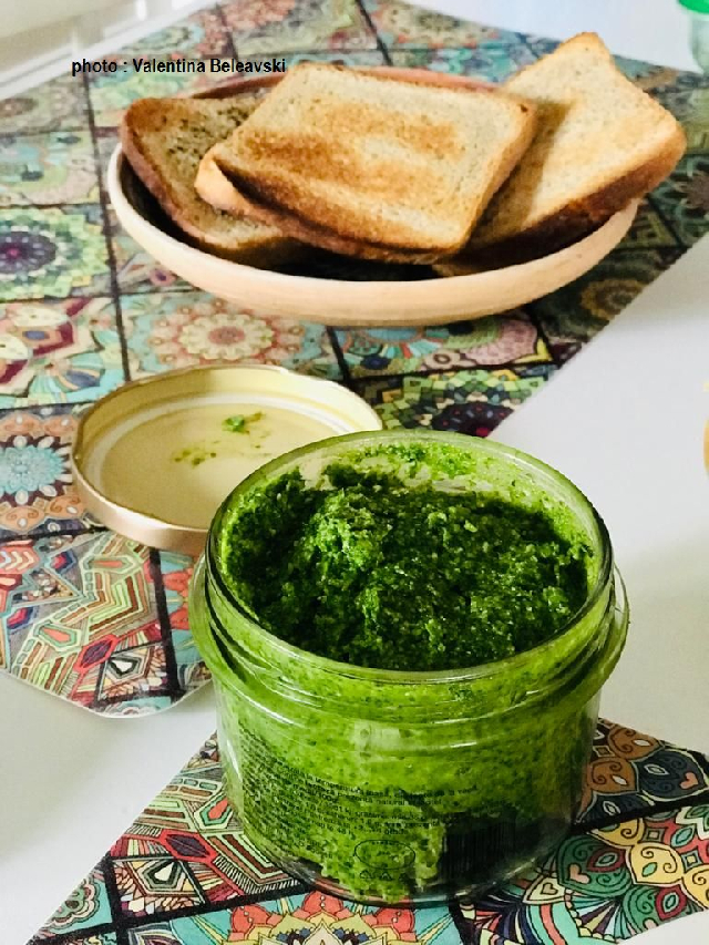 Pesto à l’ail des ours Pesto à l’ail des ours