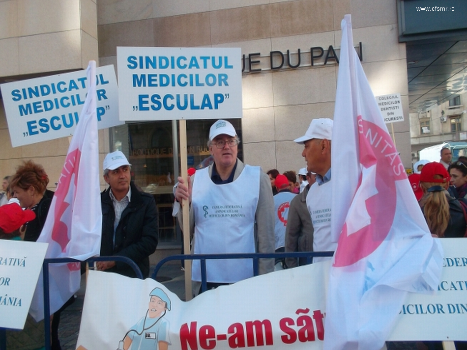Trade Union Protests in Bucharest