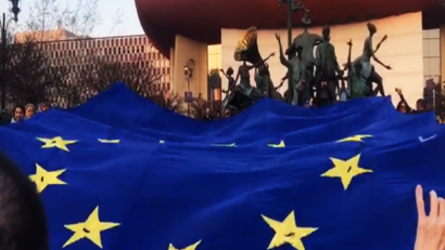 Protest în Piaţa Universităţii împotriva guvernului PSD-ALDE şi pentru susţinerea L.C. Kovesi