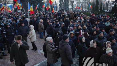 Proteste şi discuţii la Chişinău