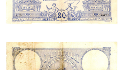 QSL 8/2020: 20-Lei-Banknote (1882)