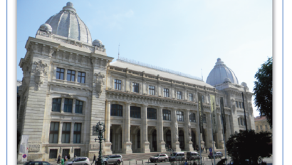 QSL 10 / 2016: Alter Postpalast (heute Nationalgeschichtliches Museum) in Bukarest